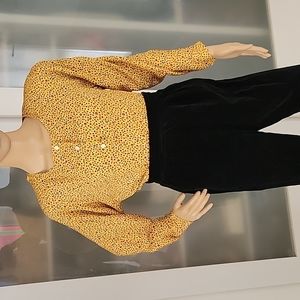 VALENTINO  Long Sleeve Silk Blouse